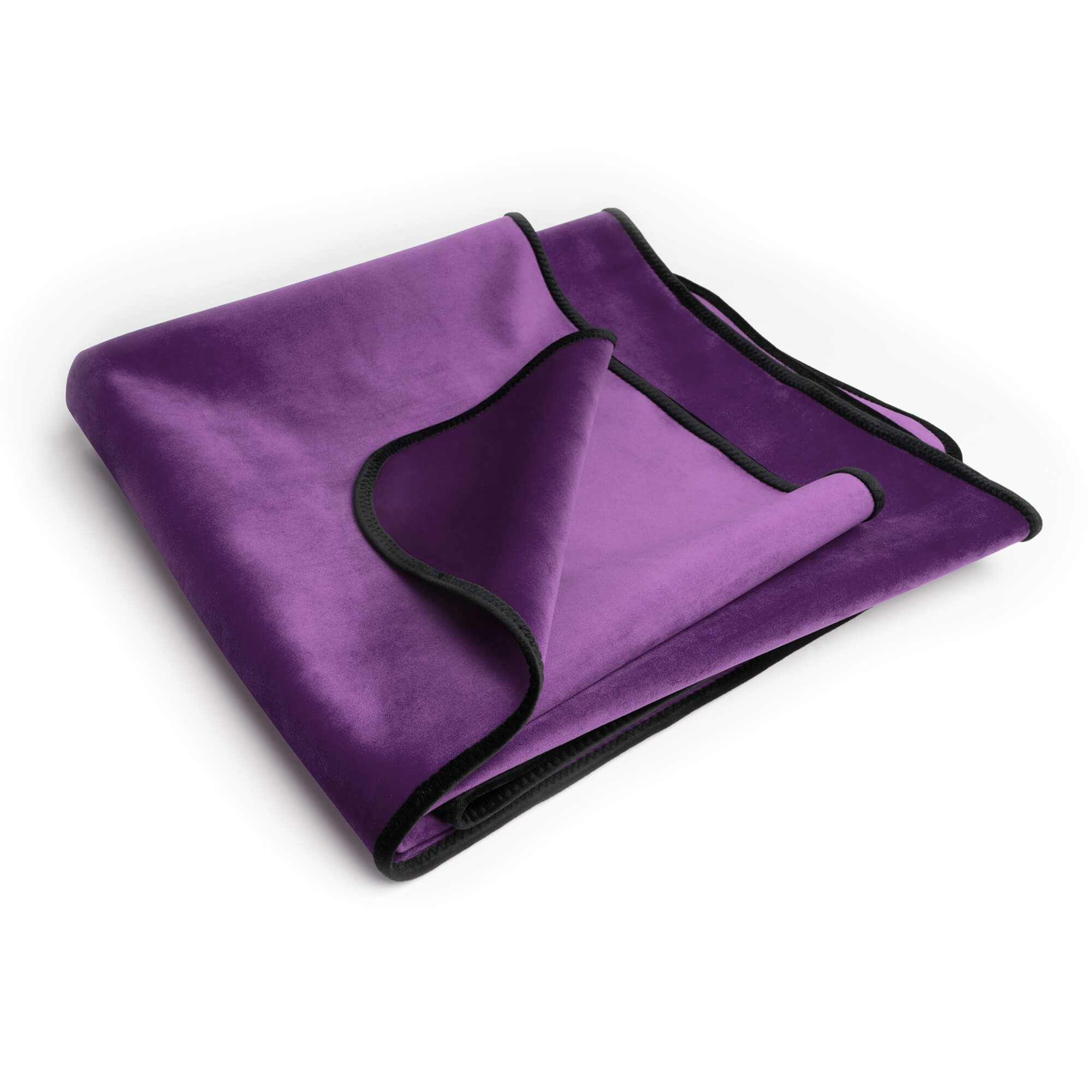 Fascinator Lush Throw Purple Microvelvet - King Size