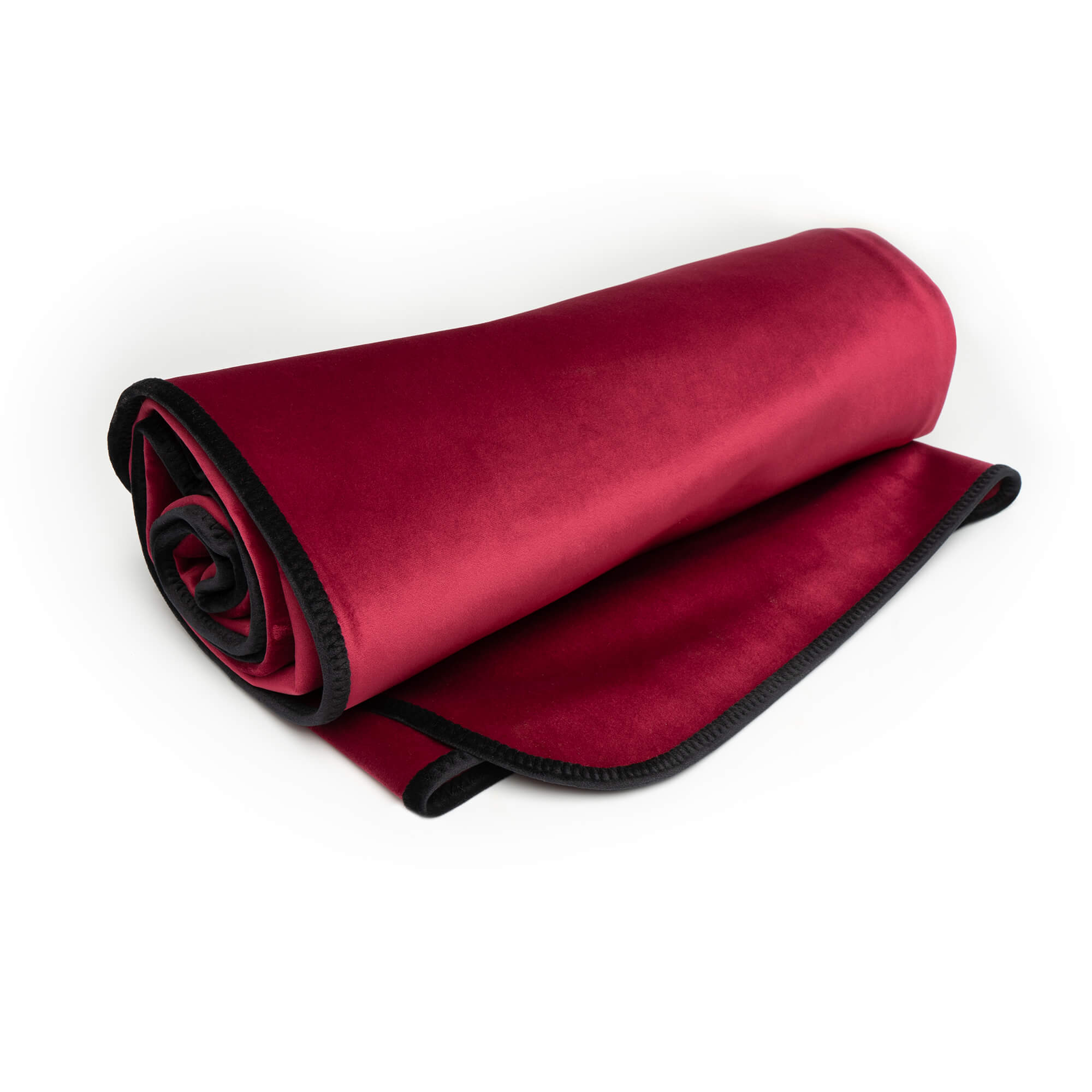 Fascinator Lush Throw Merlot Microvelvet - King Size