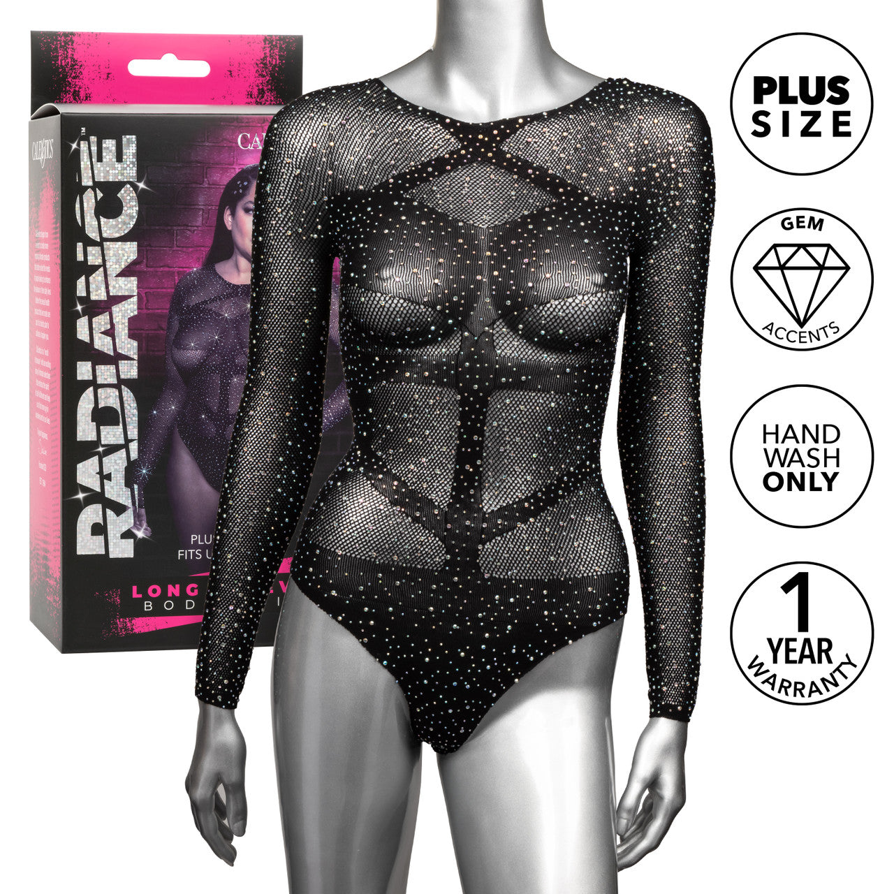 Radiance™ Long Sleeve Body Suit - Plus *