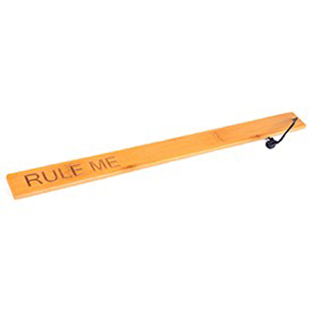 Bamboo Paddle Ruler - Rule Me *
