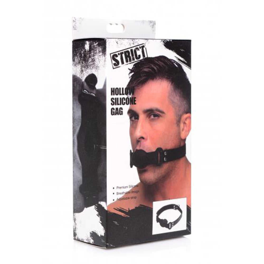 Strict Hollow Silicone Gag *