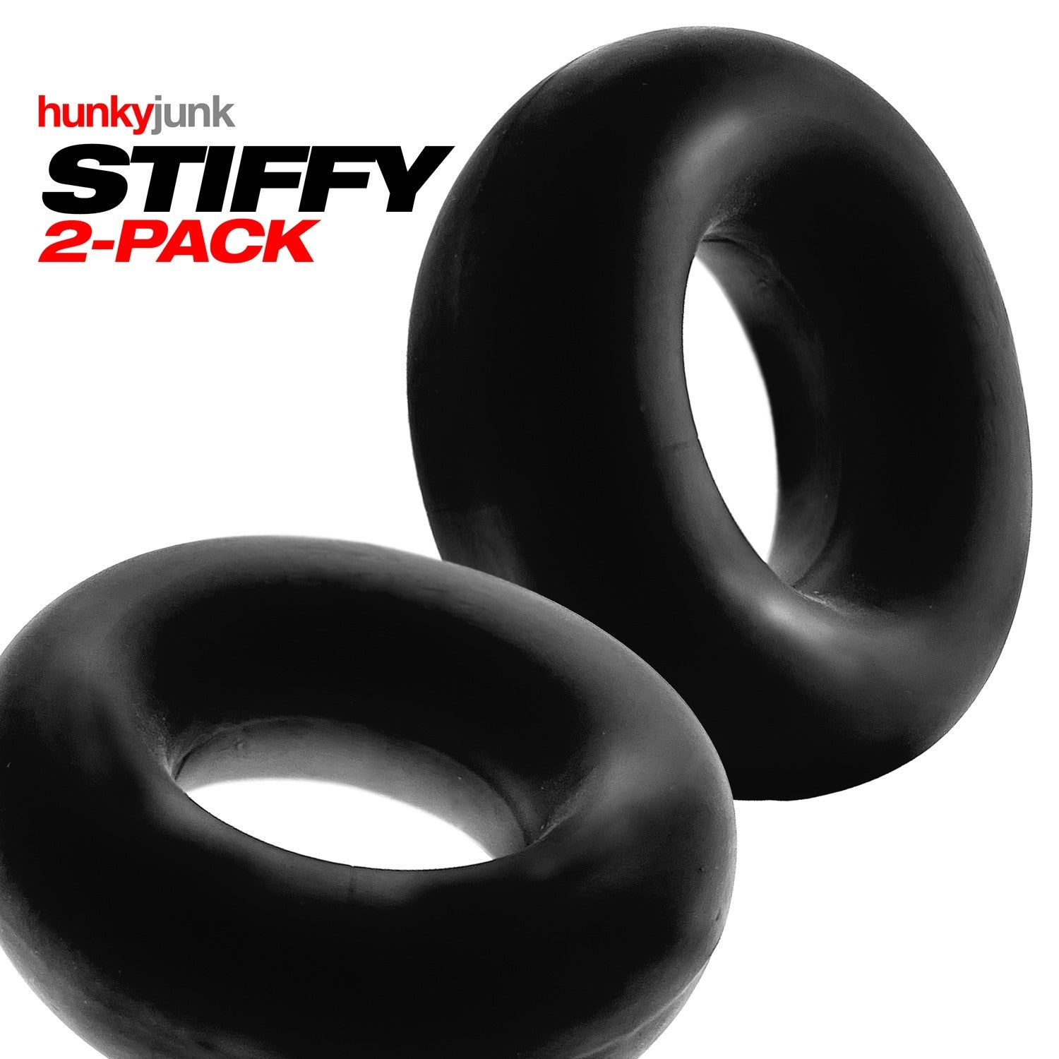 STIFFY 2-pack bulge cockrings - TAR ICE