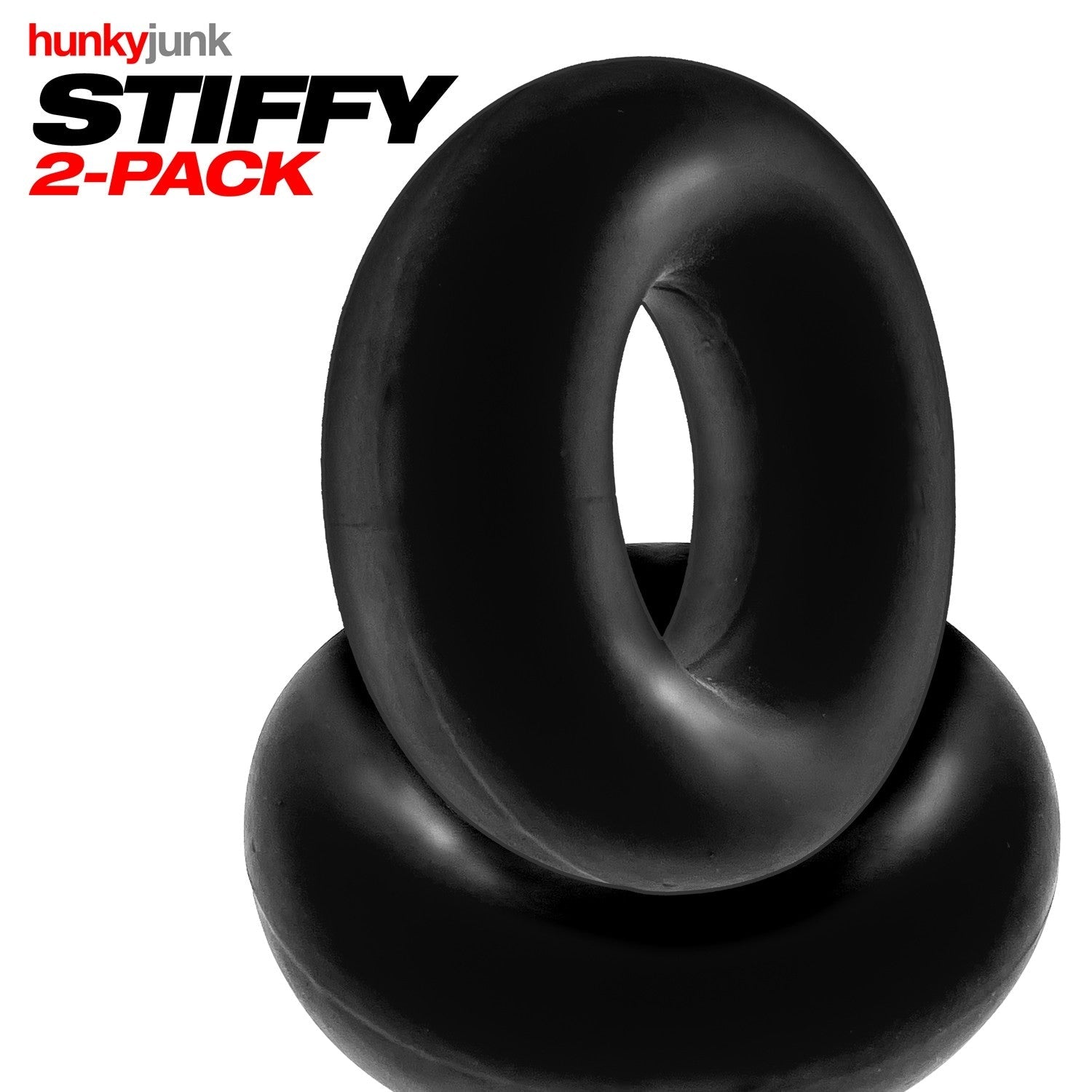 STIFFY 2-pack bulge cockrings - TAR ICE