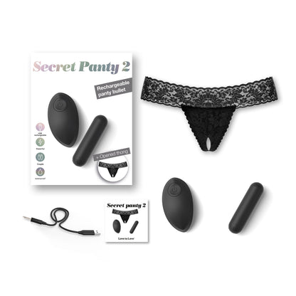 SECRET PANTY 2 - BLACK ONYX