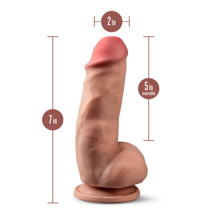 Dr Skin Plus 7" Girthy Posable Mocha