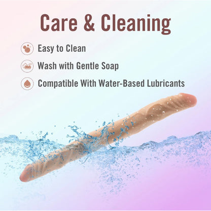 Dr. Skin Plus - 14” Posable Double Dong