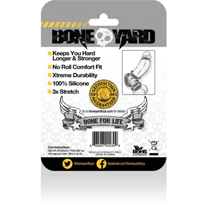 BoneYard Silicone Ring 2"/50mm - Black