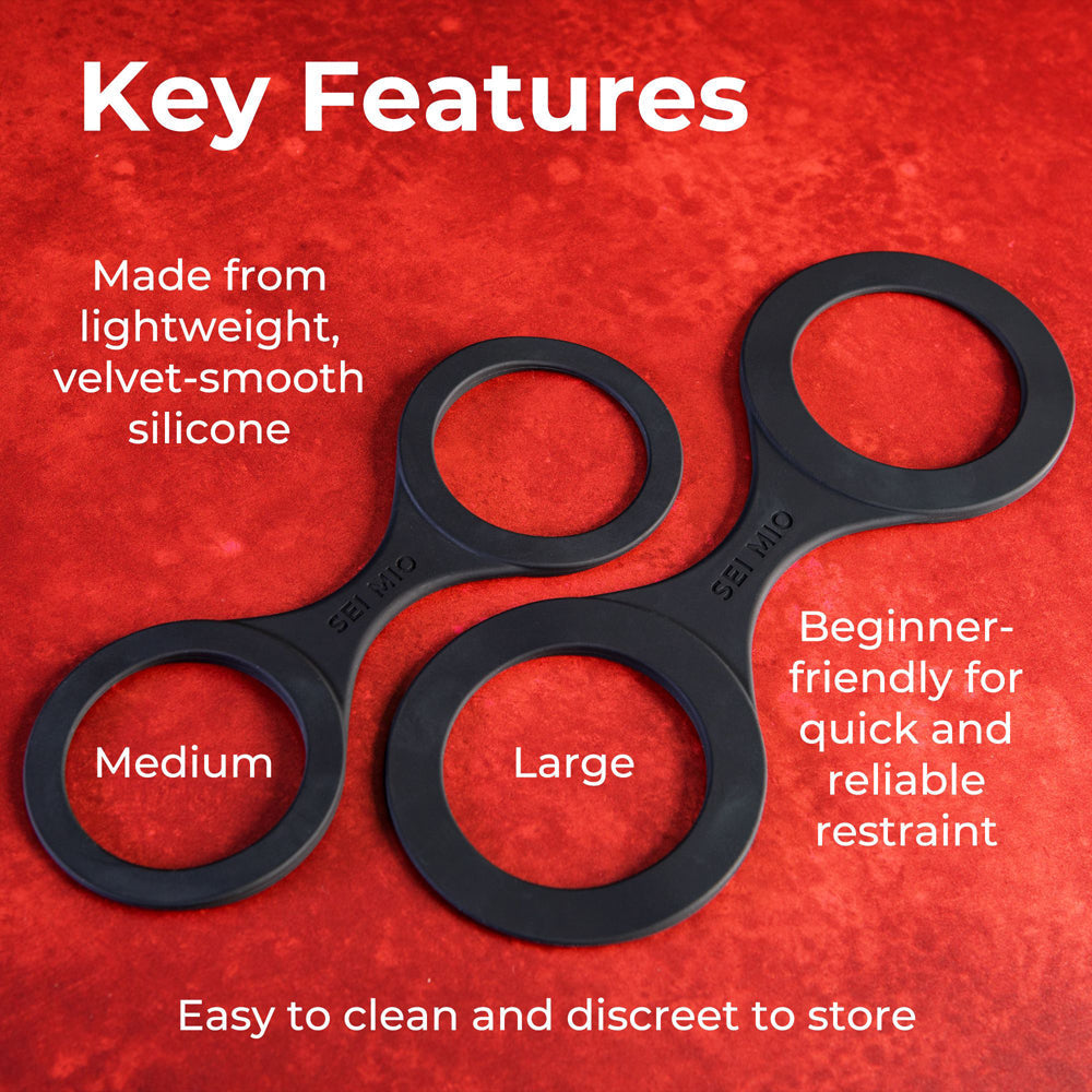 SEI MIO Handi-Cuffs Silicone - Large