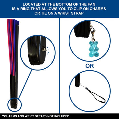 Bisexual Pride X-Large Hand Fan