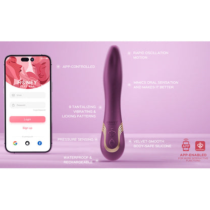 Fling App-Enabled Licking Vibrator