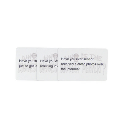 Who is the Biggest Pervert? Card Game