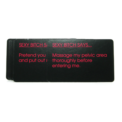 Bedroom Commands Card Game