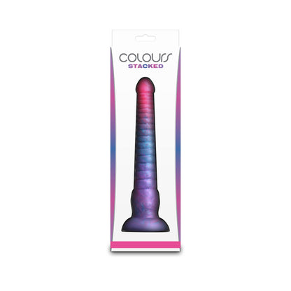 Colours - Stacked - 9" Dildo - Pink/Blue