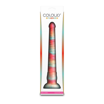 Colours - Stacked - 12" Dildo - Red/Gold