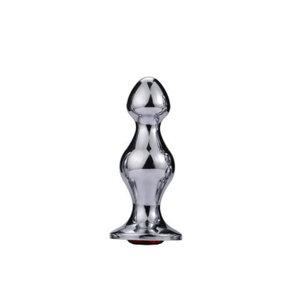 Extreme Anal Double Bead w/ Onyx jewel