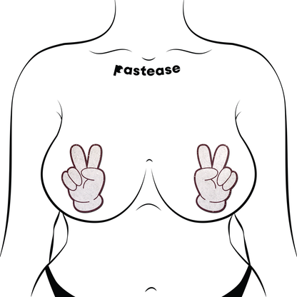 Peace Hands Pasties