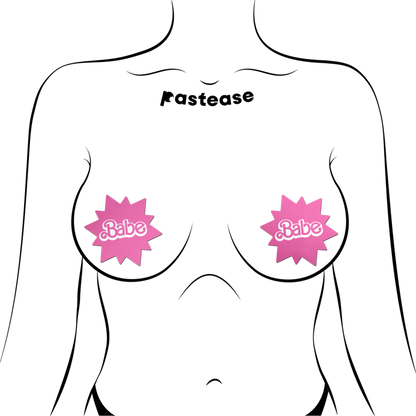 'Babe' Doll Pink Sunburst Pasties