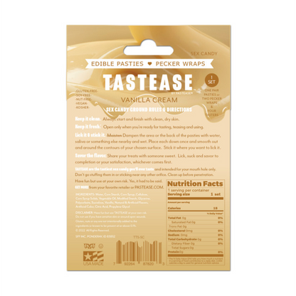 Tastease: Edible Pasties - Sweet Cream