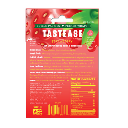 Tastease: Edible Pasties - Strawberry