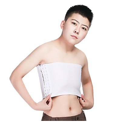 GF Strapless Chest Binder - White 2XL
