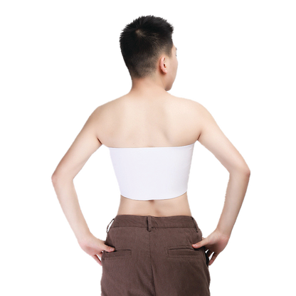 GF Strapless Chest Binder - White XLarge