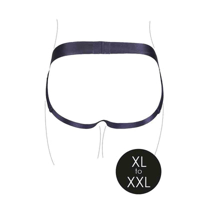 Vibrating Strap-on Open-Back Panty XL/2X