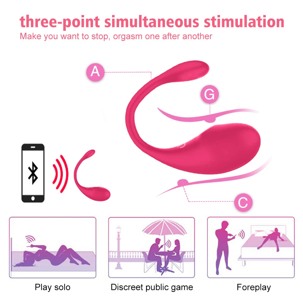 Wireless Bluetooth G Spot Vibrator