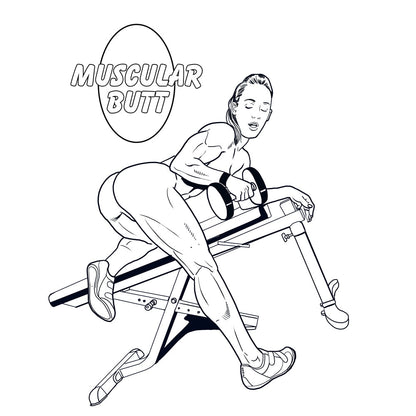 Sexy Butts Adult Colouring Book *
