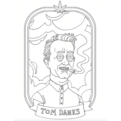 High AF Colouring Book