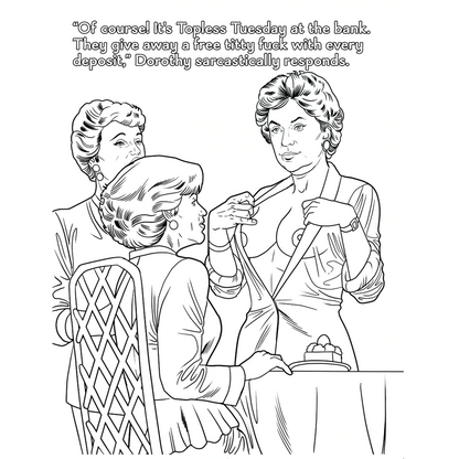 The Golden GILFs Colouring Book