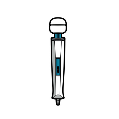 Enamel Pin: Wand Massager *