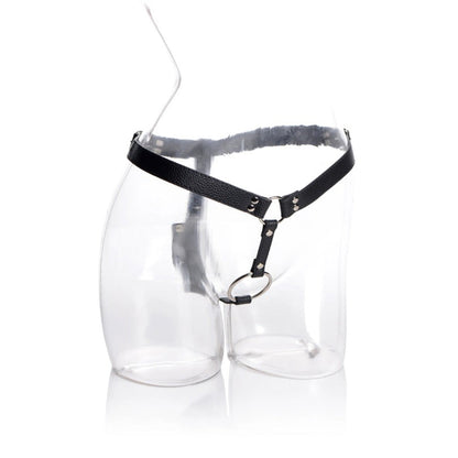 Cock Ring Harness w/ Silicone Anal Plug