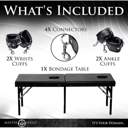 Extreme Bondage Massage Bed