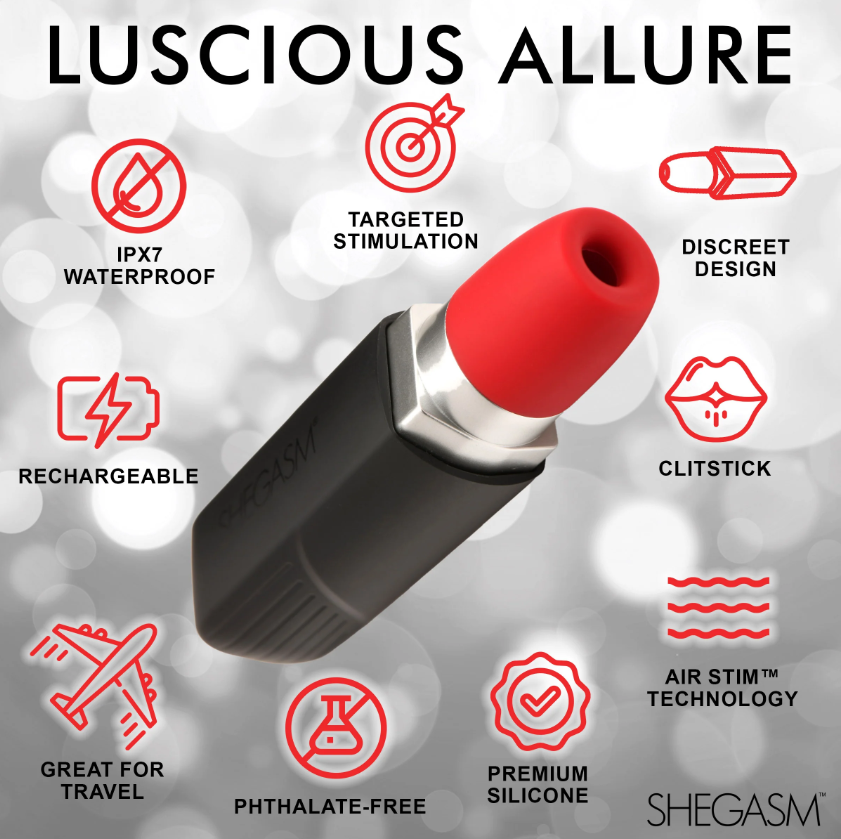 Pocket Pucker10X Lipstick Clit Stim *
