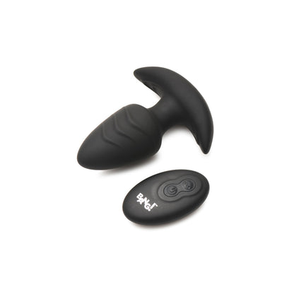 Rotating & Vibrating Silicone Plug w R/C