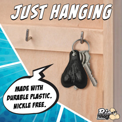 Big Nuts Keychain - Black