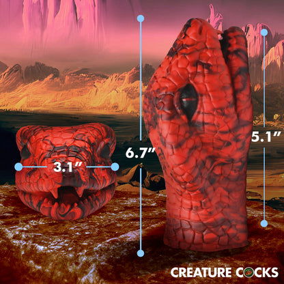 Serpentine Stroker Silicone - Red