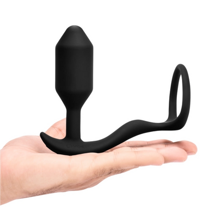 VIBRATING SNUG & TUG | M | BLACK