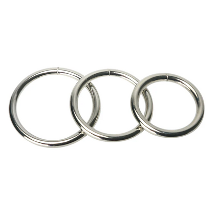 MS Trine Steel Ring Set