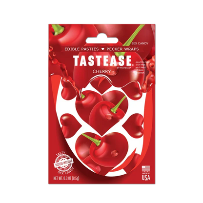 Tastease: Edible Pasties/Pecker Wrap -  Cherry