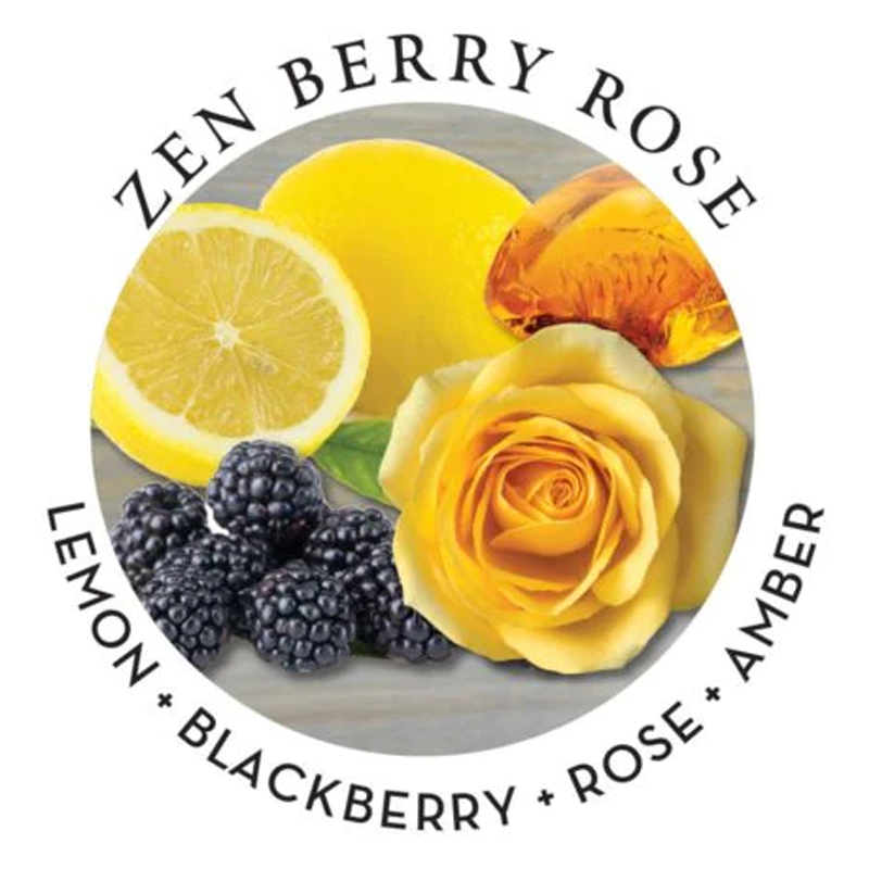 3-in-1 Massage Candle Zen Berry Rose 6 oz / 170 g