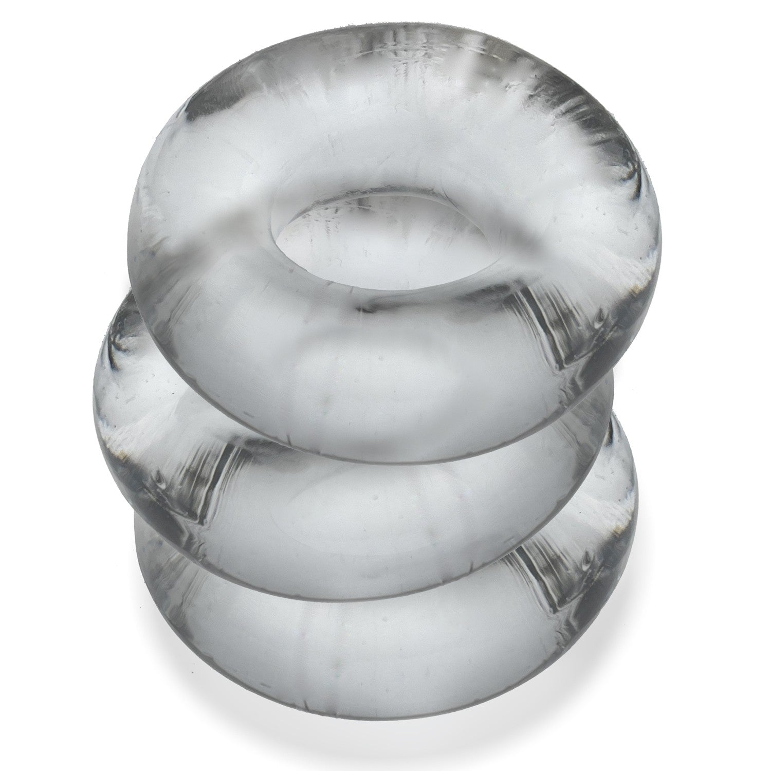 Oxballs FAT WILLY, 3-pack jumbo cockrings - CLEAR