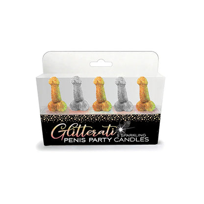 Glitterati Penis Candle Set 5pc