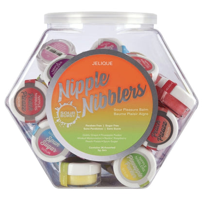 NIPPLE NIBBLERS Sour Pleasure Balm Assorted 3g Bowl of 36 - DISPLAY