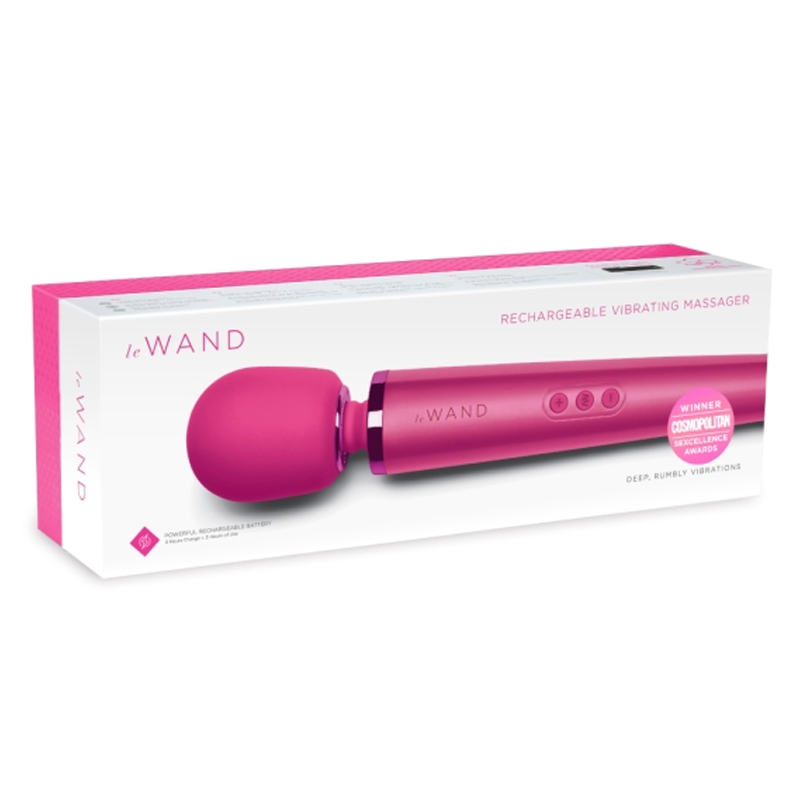 Rechargeable Vibrating Massager - Magenta