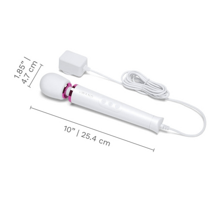 Powerful Petite Plug-In Massager - White