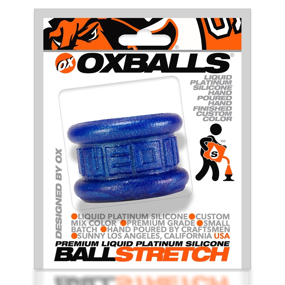 NEO SHORT, ballstretcher - BLUEBALLS METALLIC