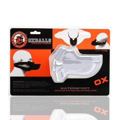 WATERSPORT strap-on gag WHITE