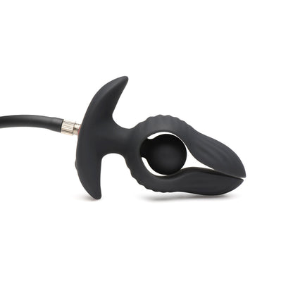 Dark Pearl Inflatable Vibrating Butt Plu